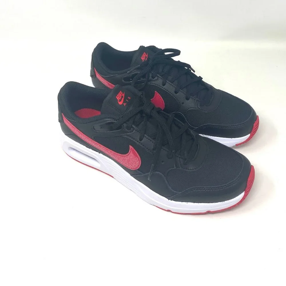 💖MEGA SALE💖NIKE  Women  DC9299 001 AIR MAX SC SE Black  Shoe Leather Fabric - Picture 4 of 12